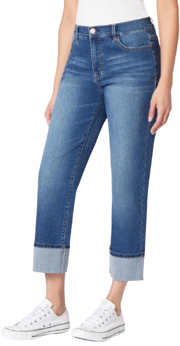Women's Signature Straight Crop Jeans 